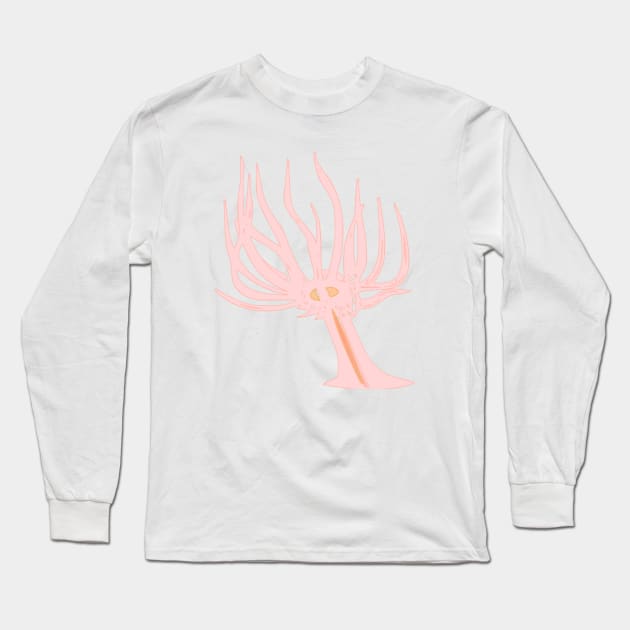 glass anemone Long Sleeve T-Shirt by thegirlaquatic